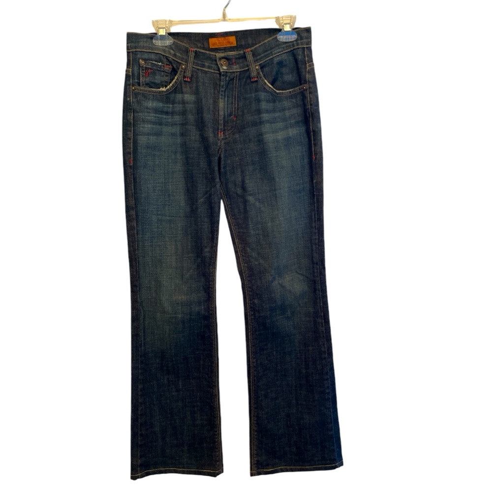 James Jeans Dry Aged Denim 28 Boot Cut Slight Distressing